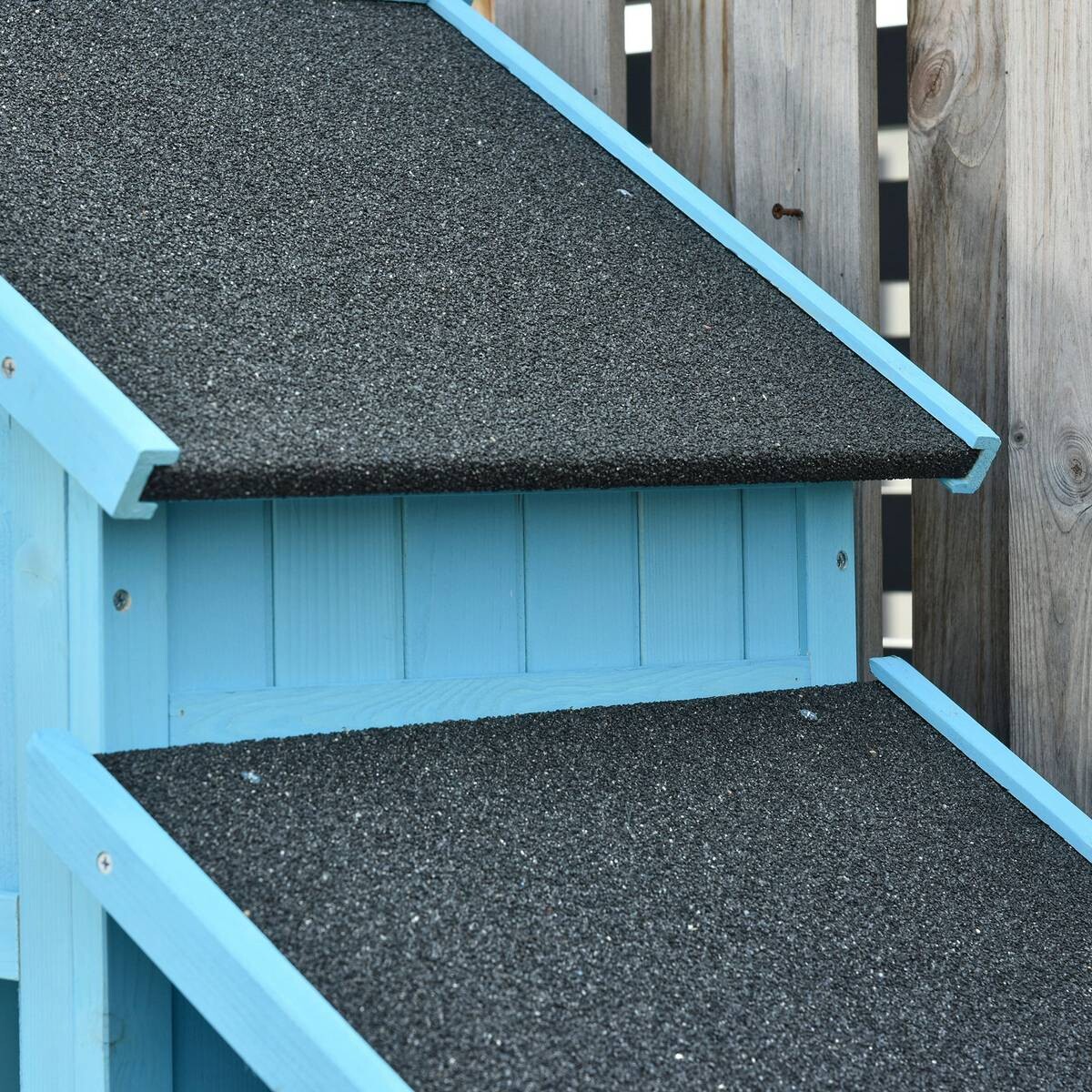 Outsunny Gartenhaus blau B/H/L: ca. 130x180x54,5 cm