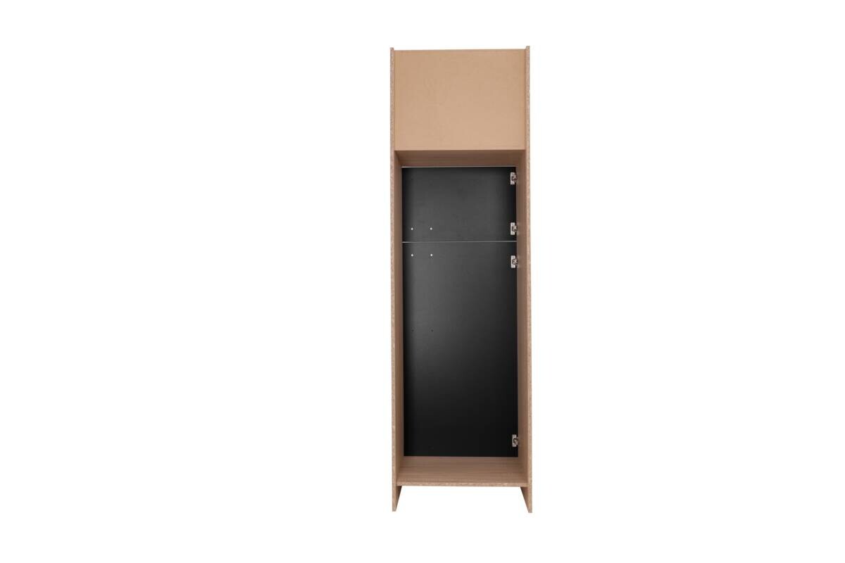 Kühlumbauschrank Merle schwarz B/H/T: ca. 60x200x60 cm