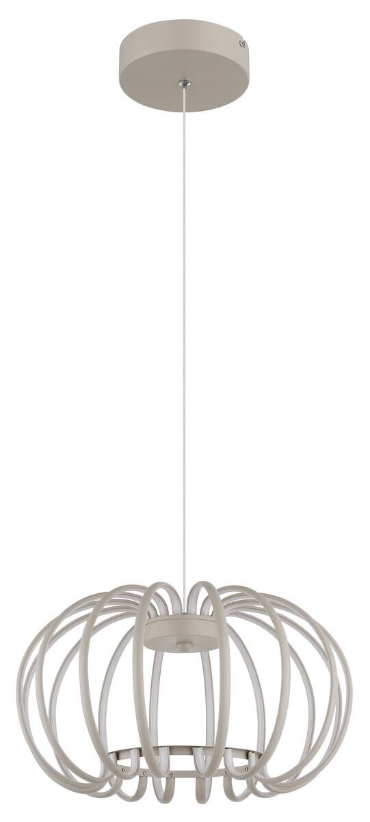 GLOBO LED-Pendelleuchte sand Aluminium Metall H/D: ca. 120x40 cm 1 Brennstellen