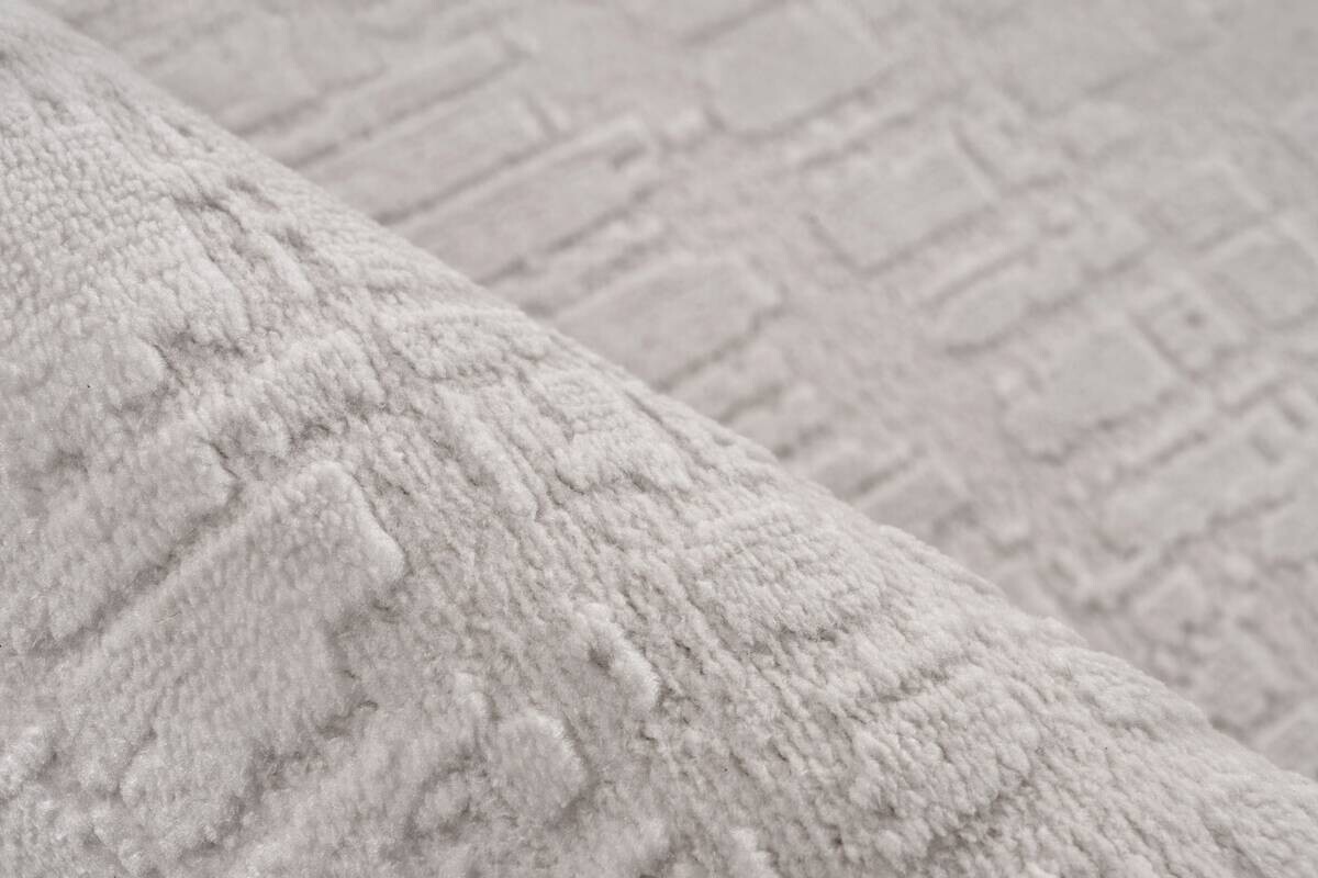 Kayoom Teppich Bandito 125 silber B/L: ca. 160x230 cm