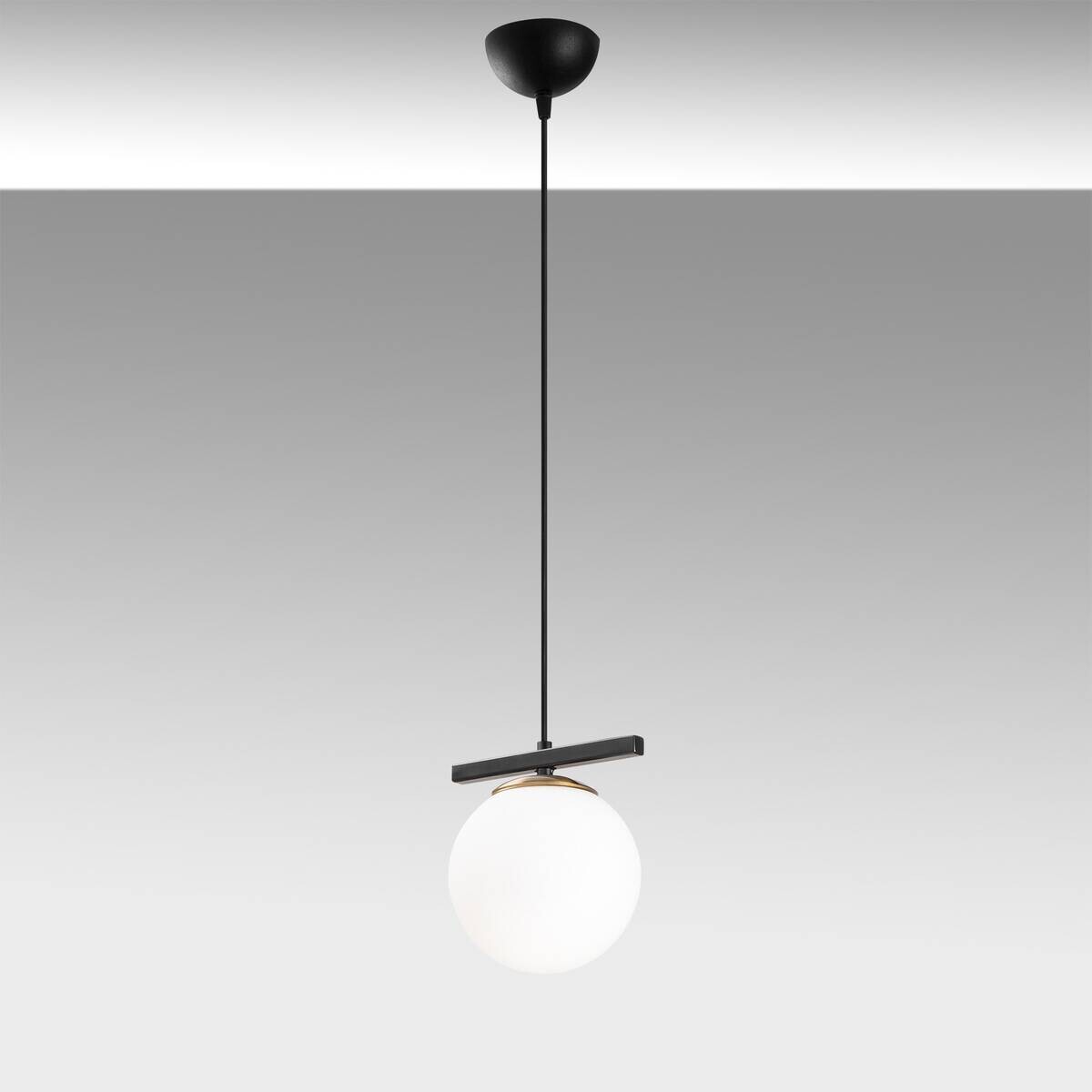 Opviq Pendelleuchte Uzum weiß schwarz Metall B/H/T/L/D: ca. 15x124x15x17x15 cm E27 1 Brennstellen