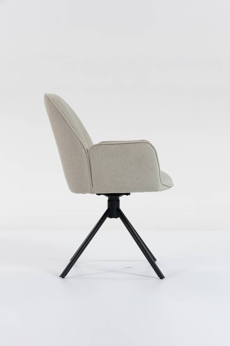 Armlehnstuhl Senso beige B/H/T: ca. 61x89x63 cm