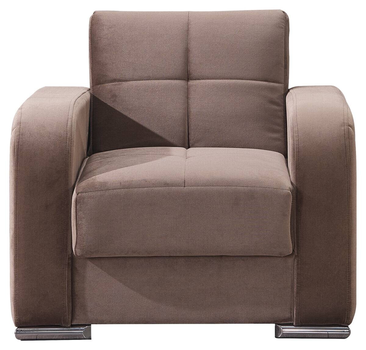 Sofa 3-2-1 Orlando graubraun B/H/T: ca. 228x84x86 cm