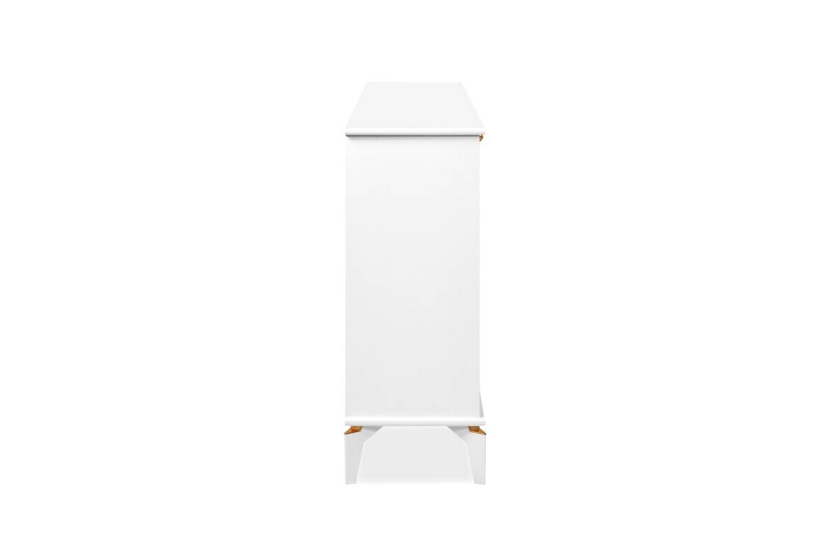 Sideboard Izmir weiß Kupfer B/H/T: ca. 158x90x36 cm