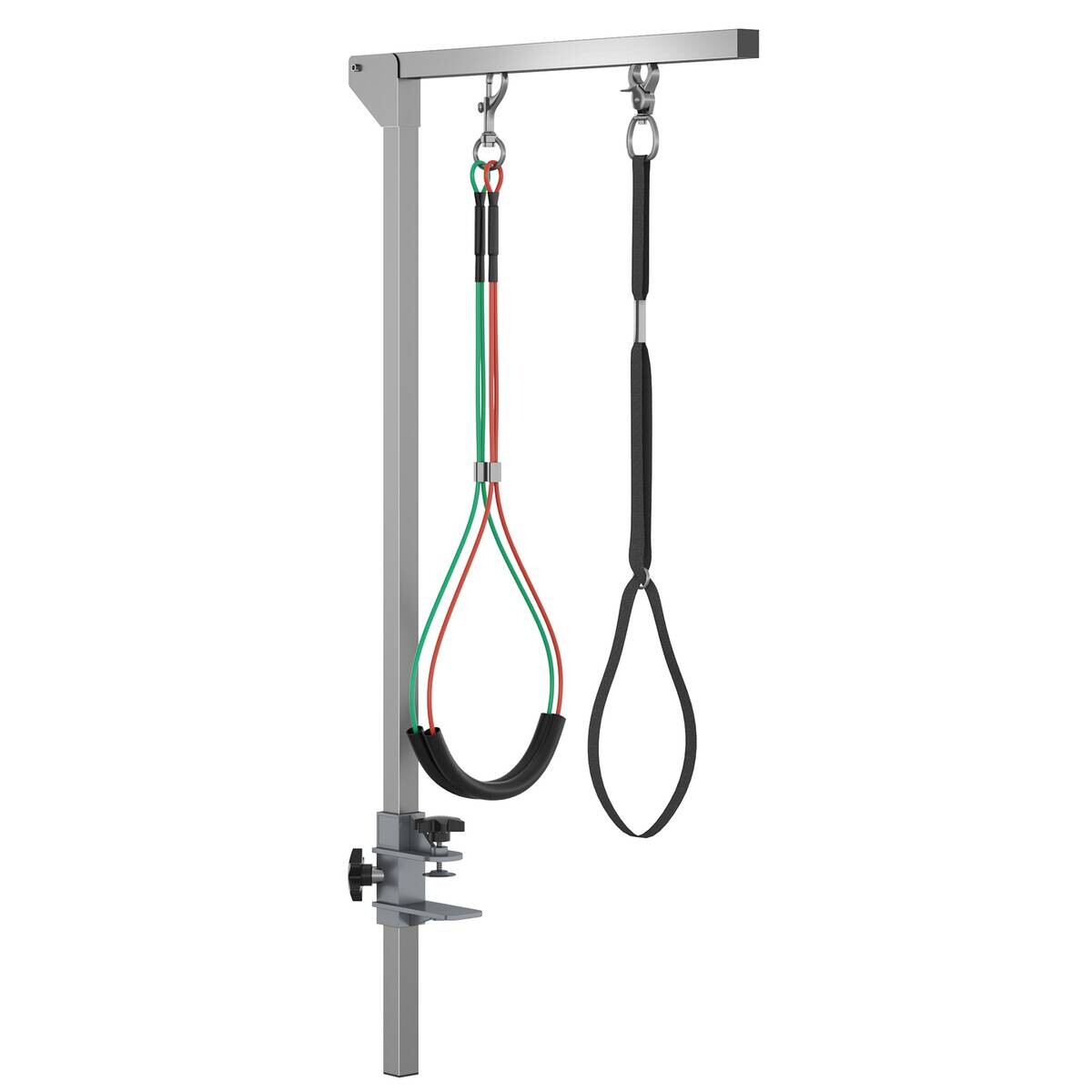 PawHut Haustier Fellpflege m. Klemme silber Aluminium B/H/L: ca. 8x36x74 cm