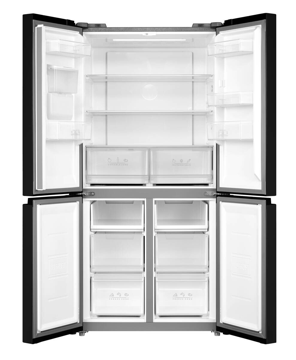 POCOline French-Door Kühl-/Gefrierkombination MD178-470ESNFWDD EEK: E Spektrum: A bis G Kühlen: 301 Gefrieren: 169 35dB schwarz B/H/T: ca. 83,3x177,5x65,3 cm