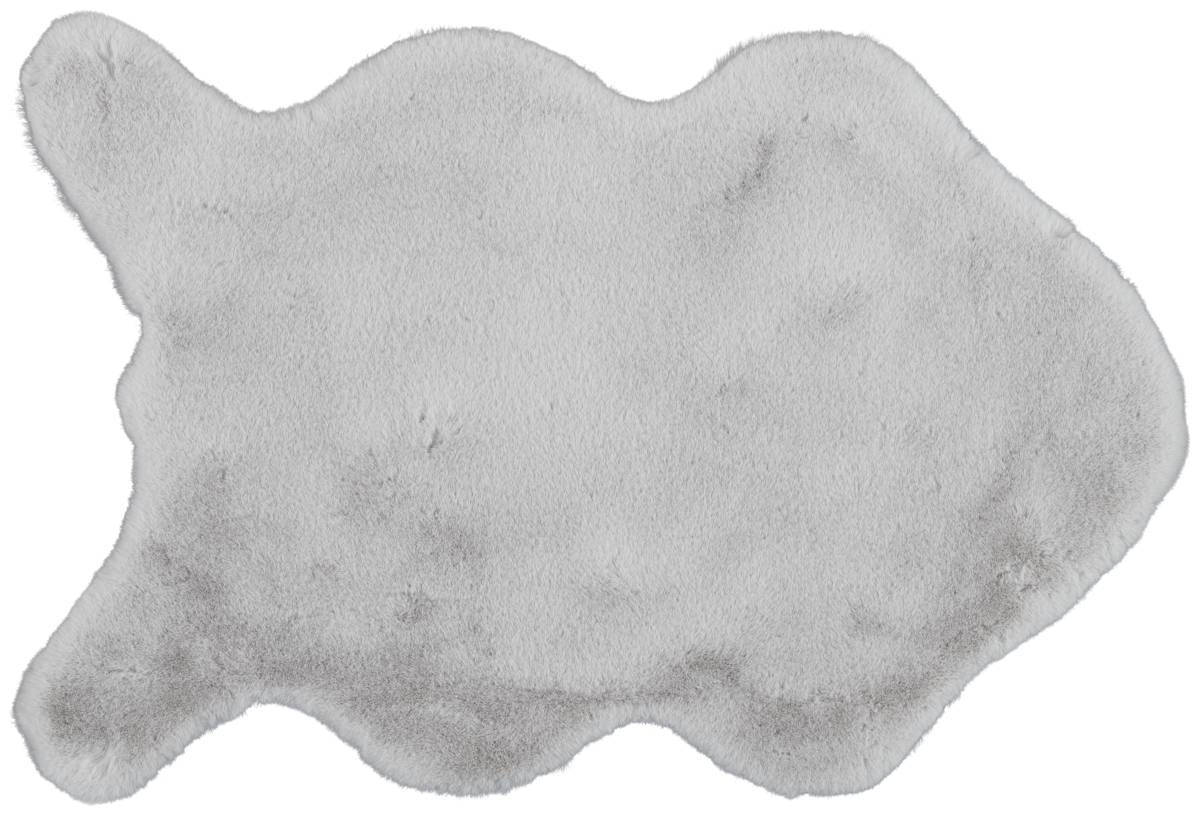 Fellimitat Mats silber B/L: ca. 60x90 cm