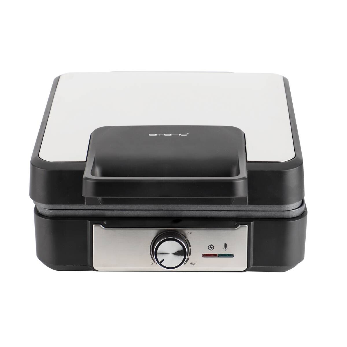 Emerio Waffelautomat WM-132235 Edelstahl Edelstahl B/H/L: ca. 24,3x11,3x31,9 cm