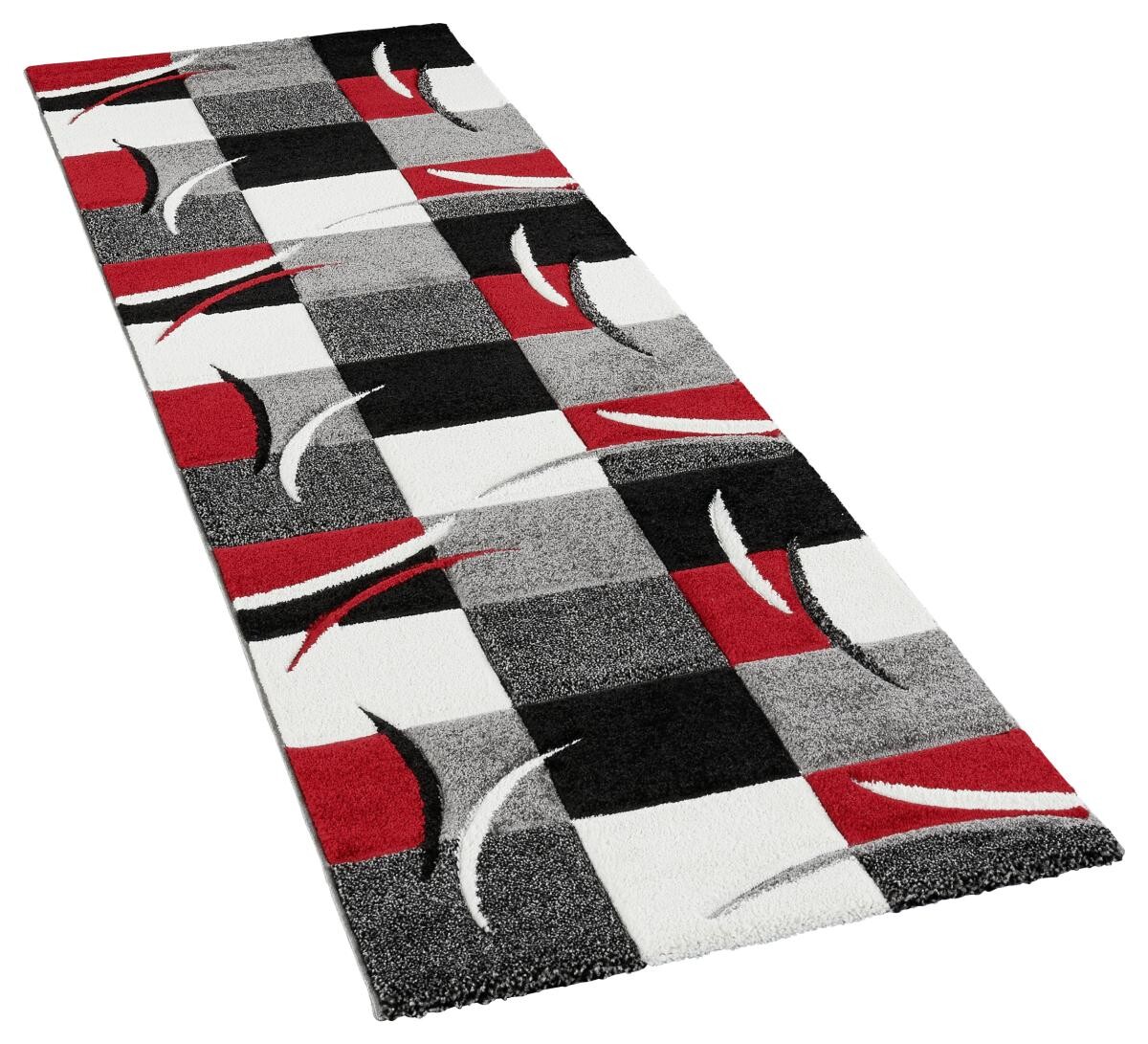 Webteppich Casino rot B/L: ca. 80x300 cm