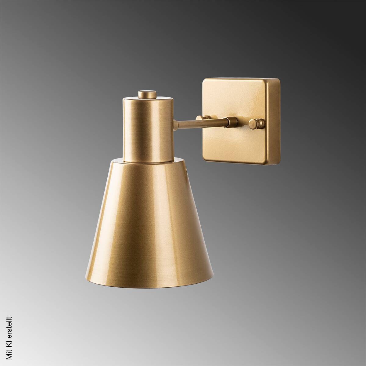 Opviq Wandleuchte gold Metall B/H/L: ca. 24x21x14 cm E27 1 Brennstellen