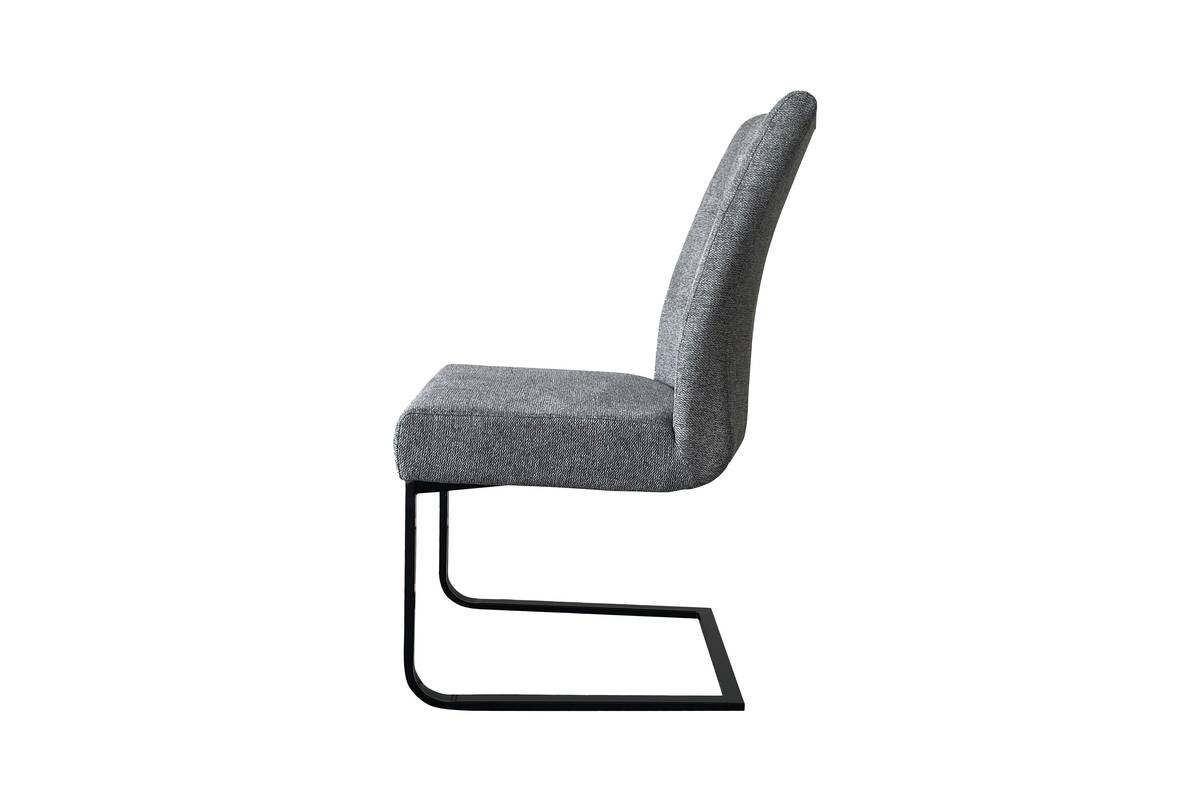 Stuhl MARLEN-XXL 2er-Set dunkelgrau B/H/T: ca. 47x95,5x62 cm
