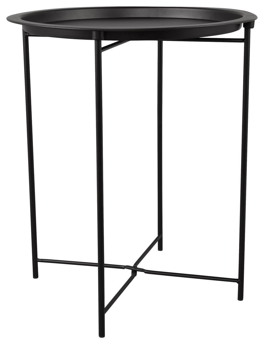 Beistelltisch Caro schwarz H/D: ca. 51x43 cm