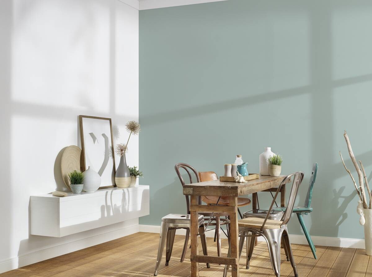 A.S.Creation Vliestapete Best of Vlies Uni grün B/L: ca. 53x1005 cm