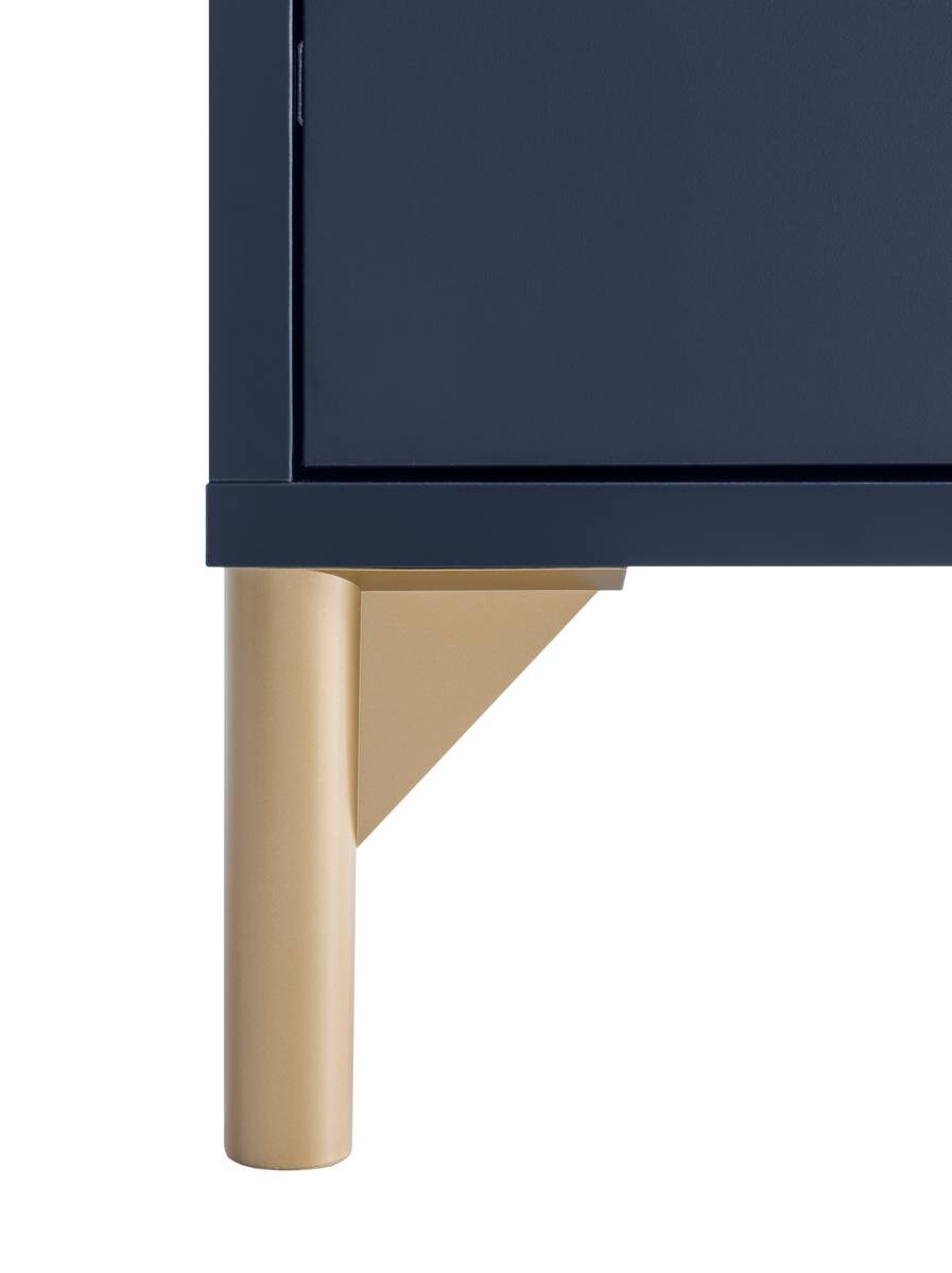 Nachtkonsole Alfa blau B/H/T: ca. 40,3x53,2x33,5 cm