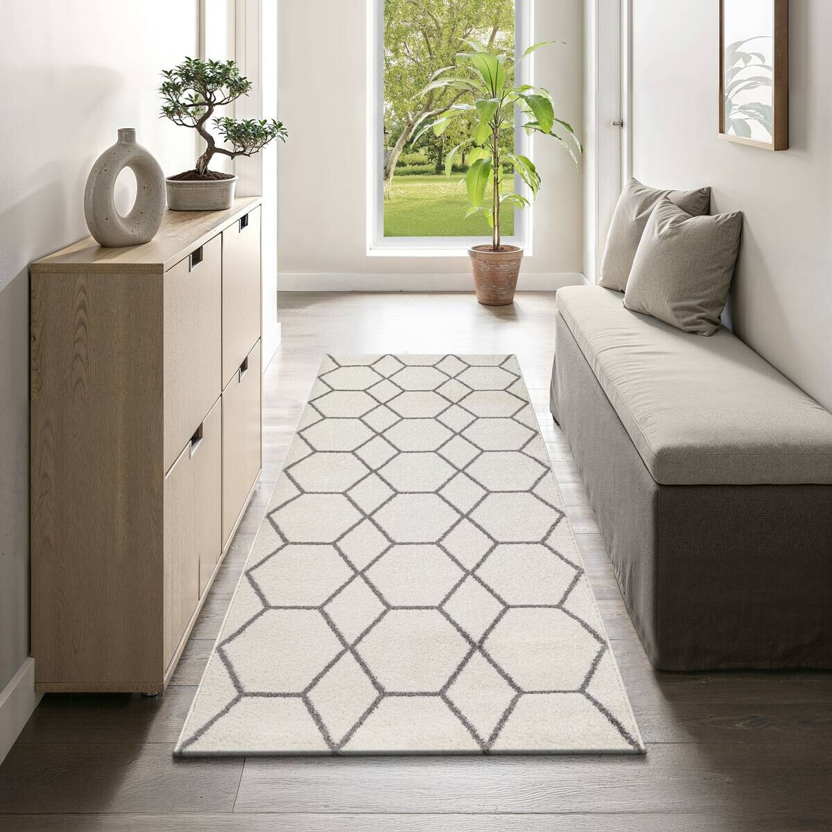 Sanat Teppich Trellis creme B/L: ca. 80x200 cm