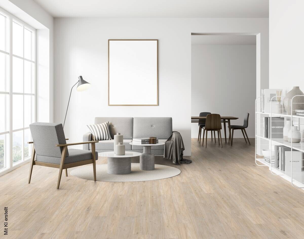 Laminatboden Hickory ca. 2,967m² im Paket B/L: ca. 19,5x138,3 cm pro Paket