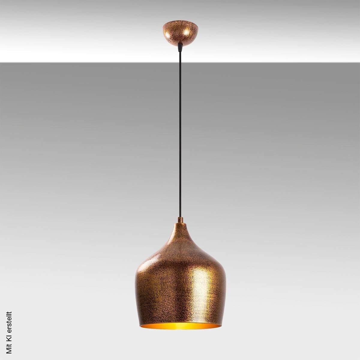 Opviq Pendelleuchte Murek-11555 mehrfarbig Metall B/H/T/L/D: ca. 20x125x20x20x20 cm E27 1 Brennstellen
