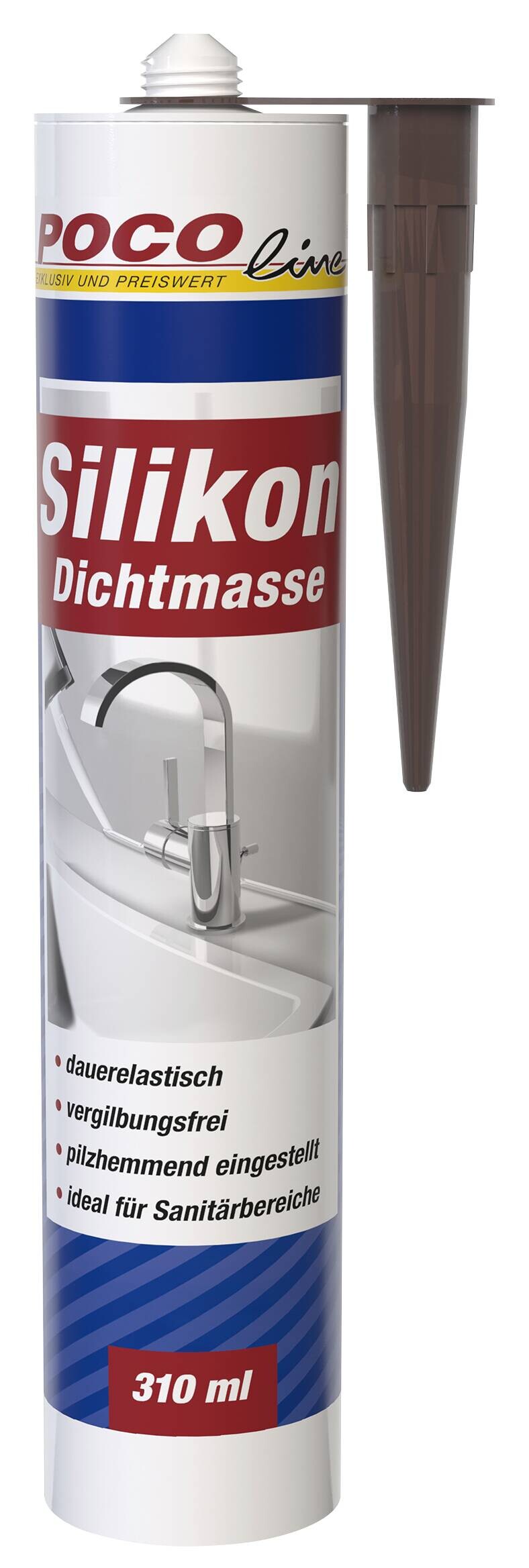 POCOline Silikon braun ca. 0,31 l