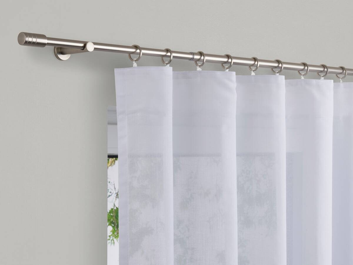 ondeco Stilgarnituren rillcube Edelstahloptik Metall ausziehbar von ca. 160 bis 280 cm 1.0 Läufe