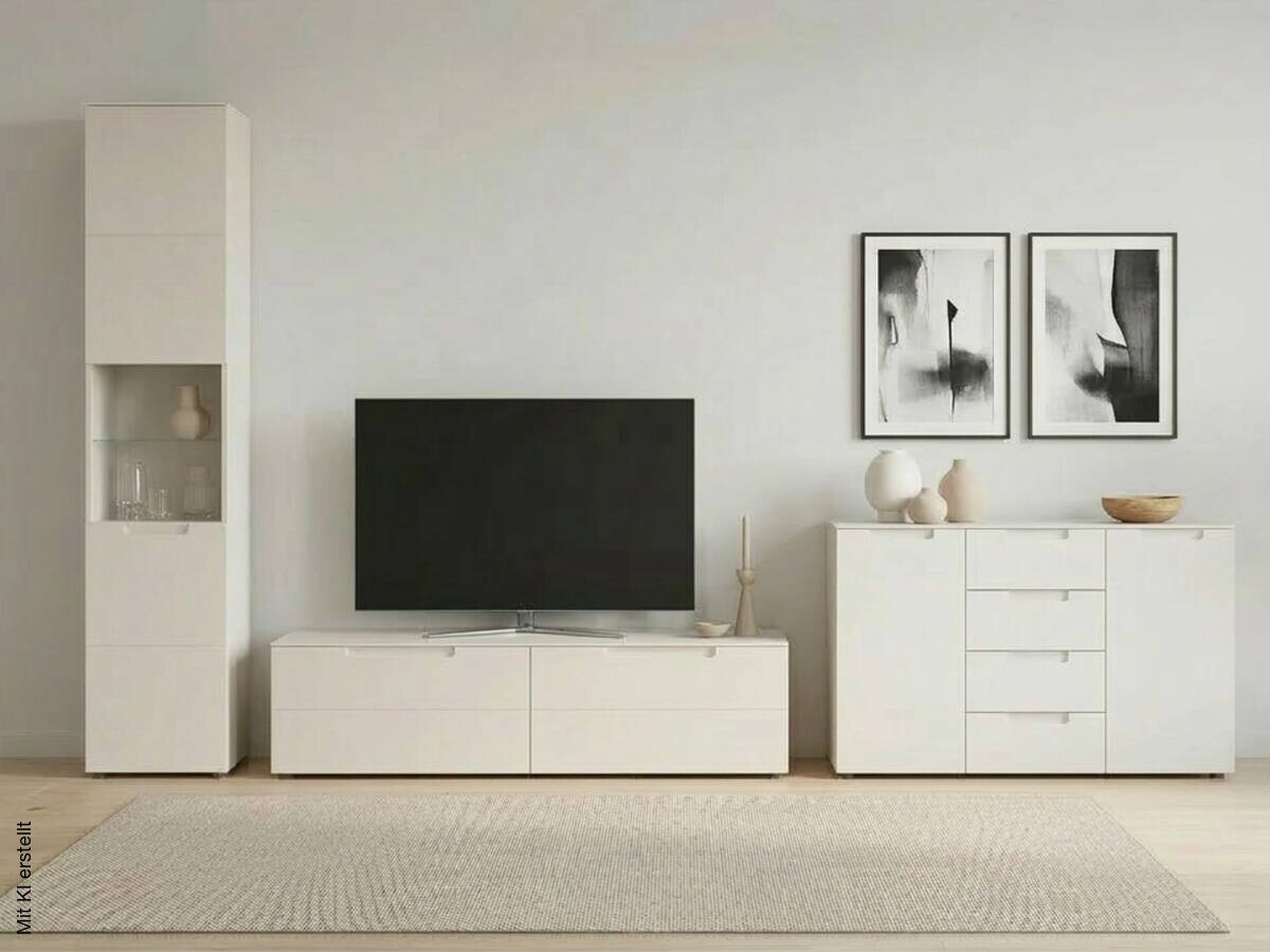 TV-Lowboard Mailand Cashmere B/H/T: ca. 180x37x40 cm