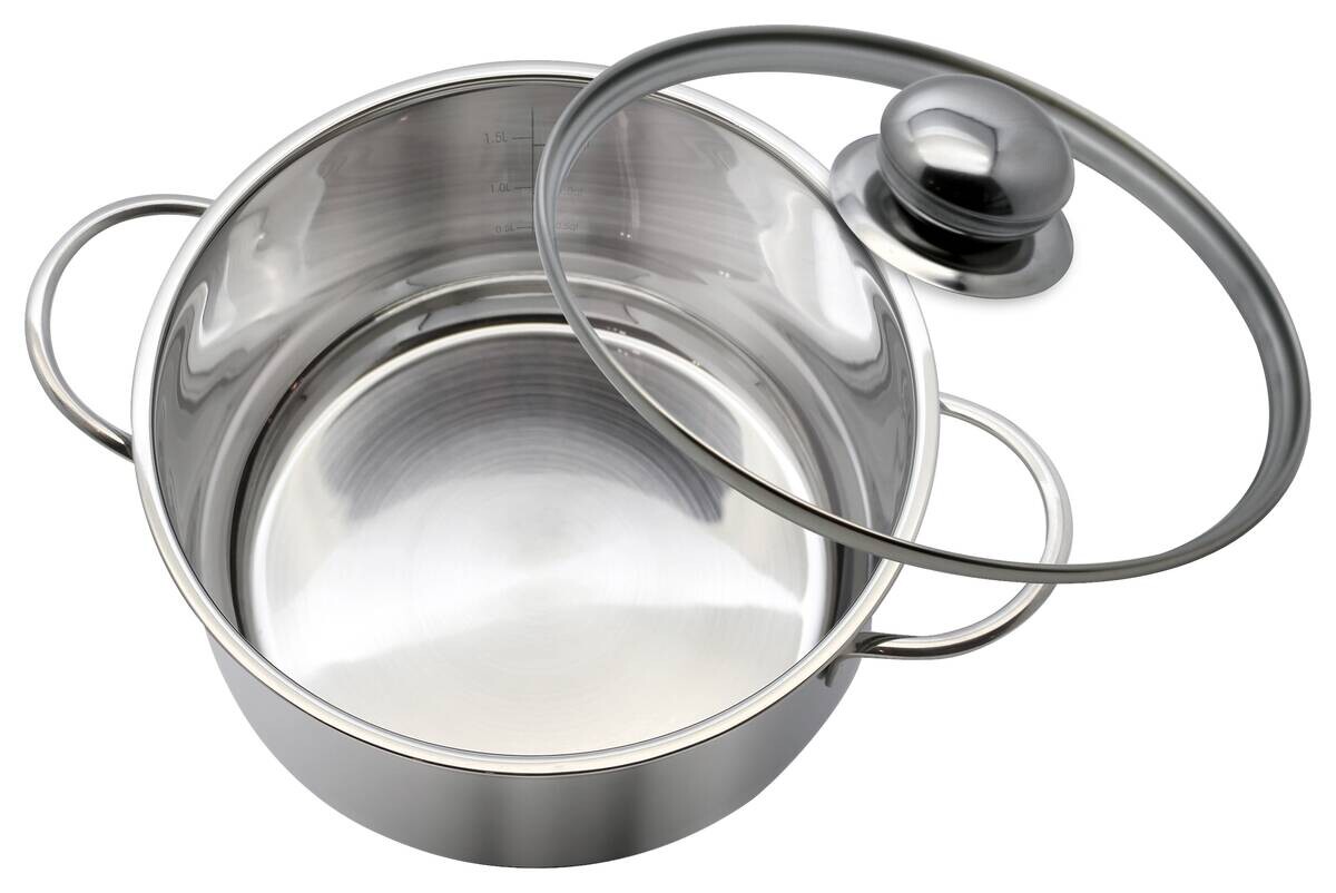 ELO Basic Fleischtopf silber Edelstahl
