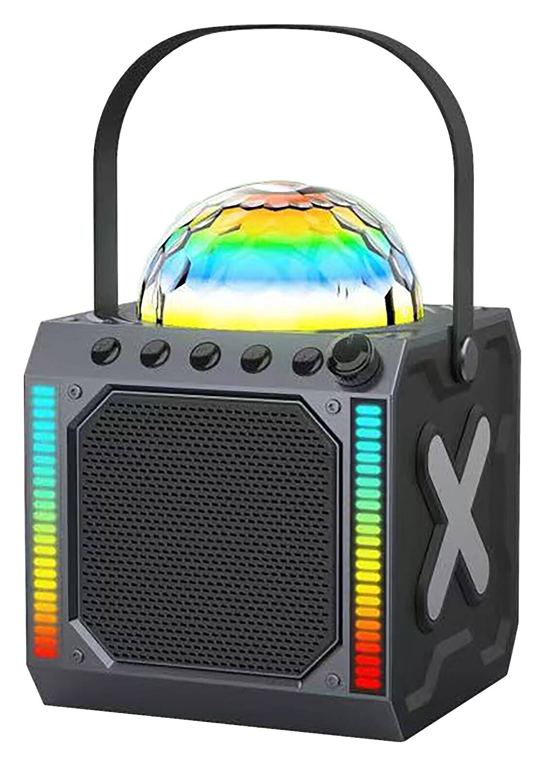 Denver Bluetooth-Party-Lautsprecher BTM-618 BTM-618 schwarz B/H/T: ca. 17x22x16 cm