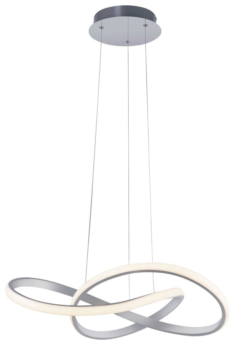 Just Light LED-Pendelleuchte MARIA 15402-95 Alu Aluminium Gummi H/D: ca. 120x57 cm 1 Brennstellen