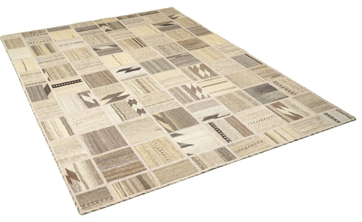 PersaTepp Teppich Kelim Tekkehdouz beige B/H/L: ca. 150x1x200 cm