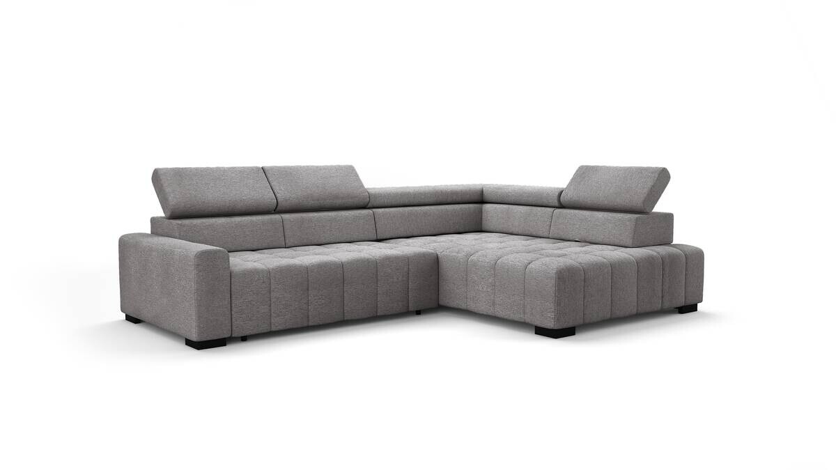Ecksofa mit Bettfunktion braun Flachgewebe B/T: ca. 300x210 cm