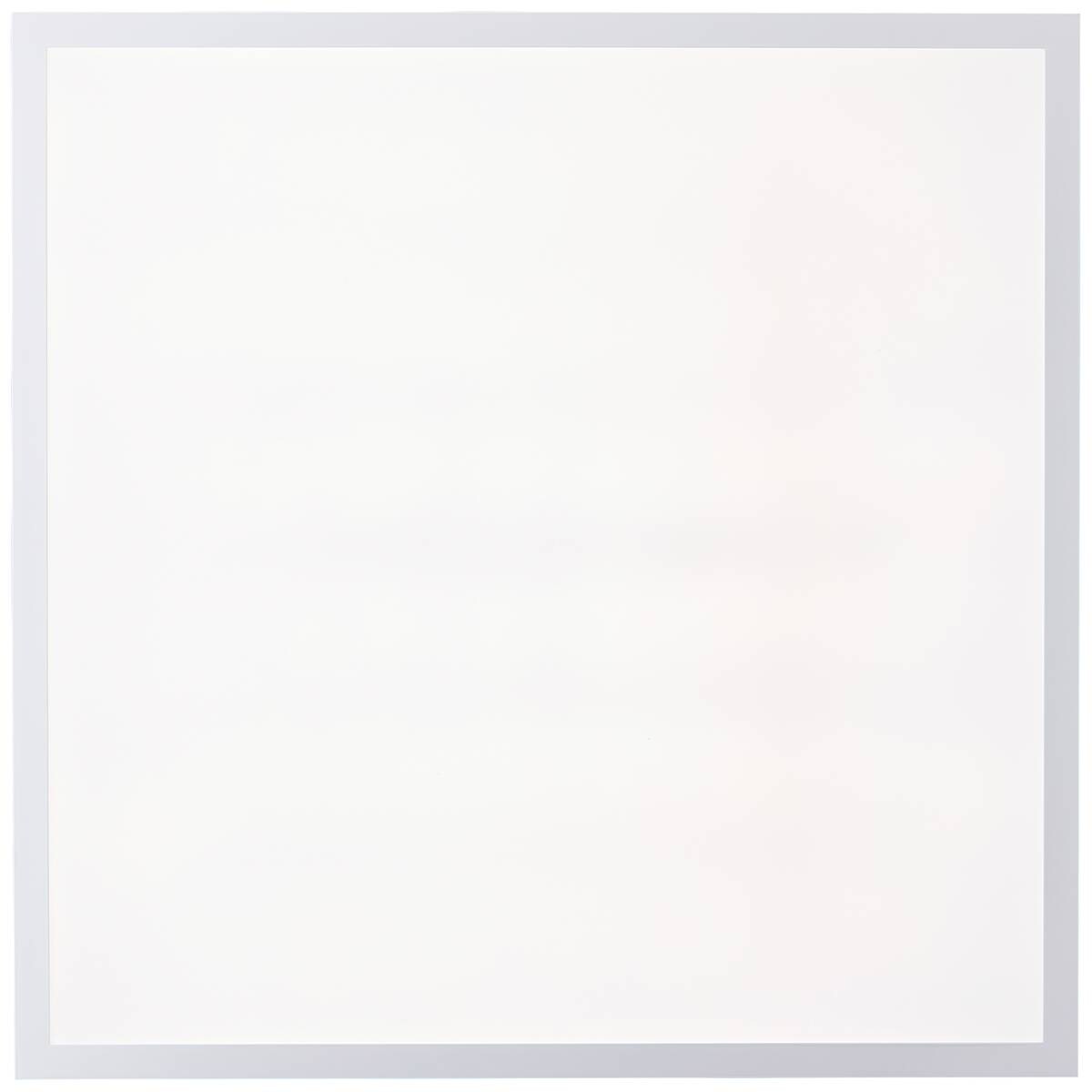 Brilliant LED-Deckenleuchte Briston weiß Metall Kunststoff B/H/L: ca. 63x7,5x63 cm