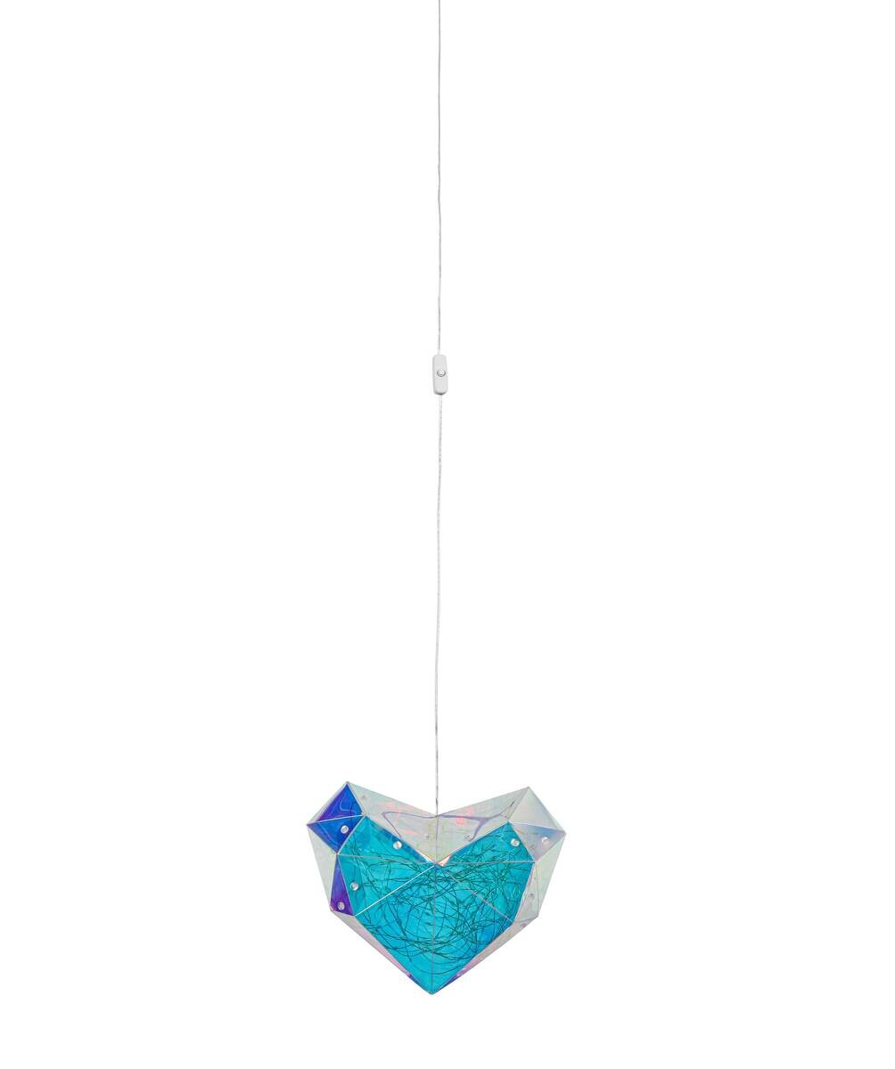Nolo Dekoleuchte Herz transparent B/H/L: ca. 20x6,5x23 cm