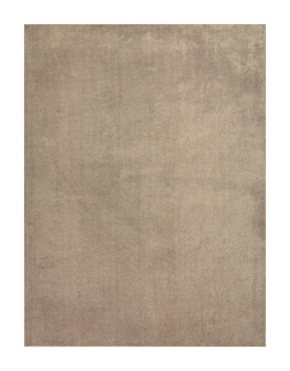 Teppich Flanell taupe B/L: ca. 120x160 cm