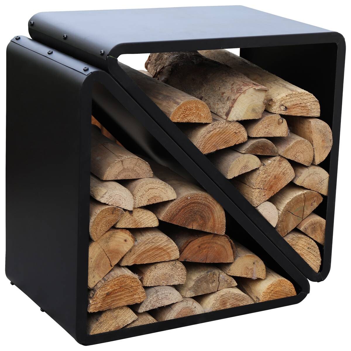 Westmann Kaminholzregal schwarz B/H: ca. 36x56 cm ca. 11 kg