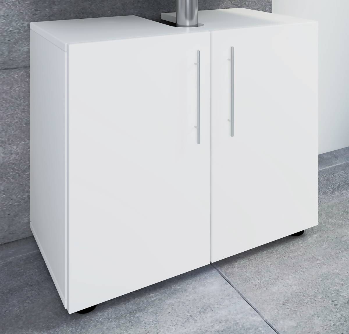 Unterschrank Flandu weiß B/H/T: ca. 60x51x30 cm