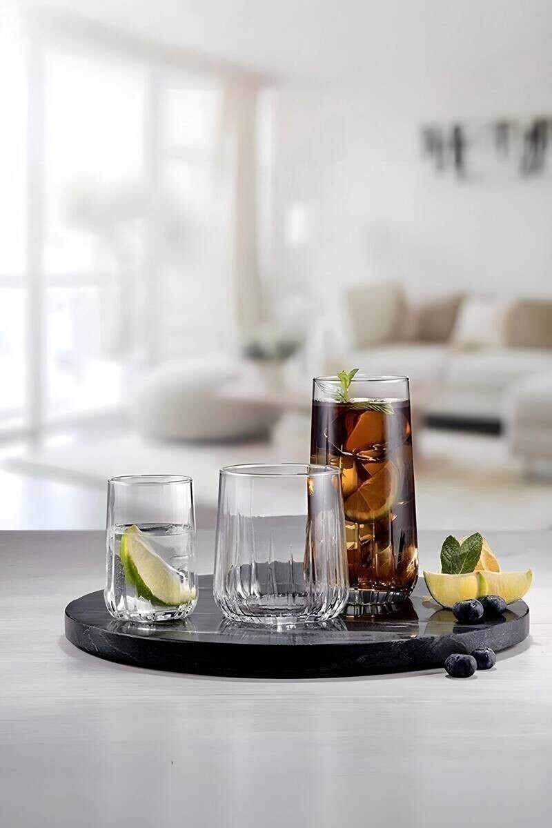 HermiaConcept Gläserset Nova 18-tlg. transparent