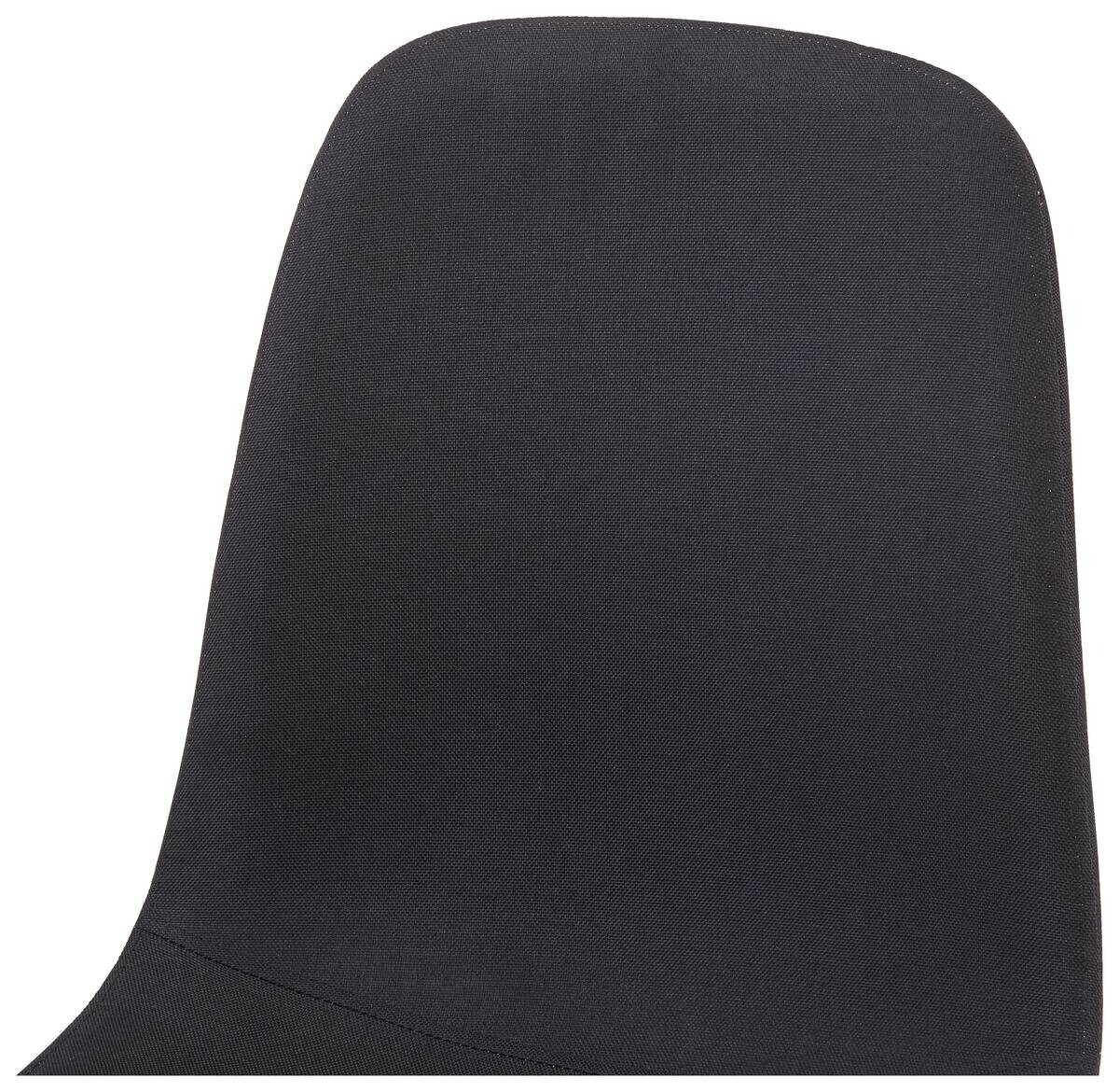 Stuhl Pia schwarz Microfaser B/H/T: ca. 44x87x41 cm
