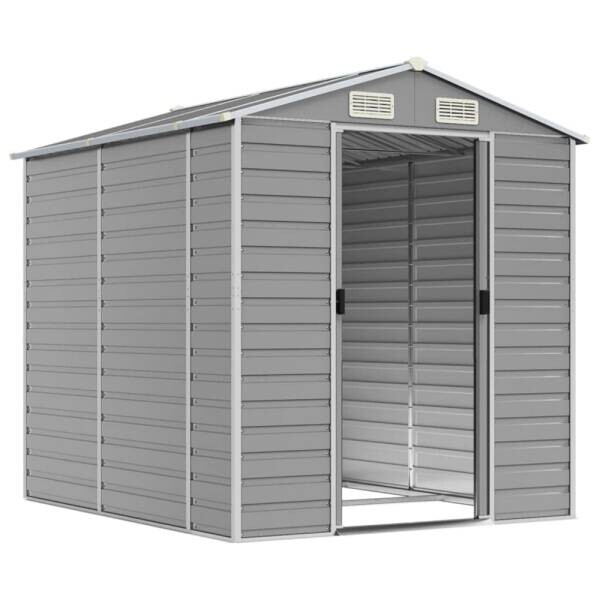 vidaXL Gartenhaus grau B/H/T: ca. 191x198x215 cm