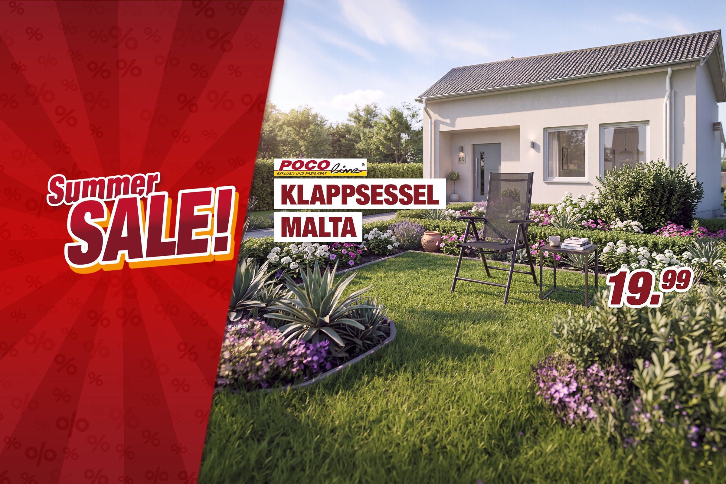 Unsere Werbe Highlights - POCOline Klappsessel Malta