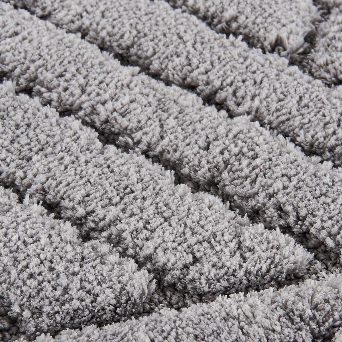 Tuffi Badematte silber 100% Polyester B/L: ca. 60x90 cm