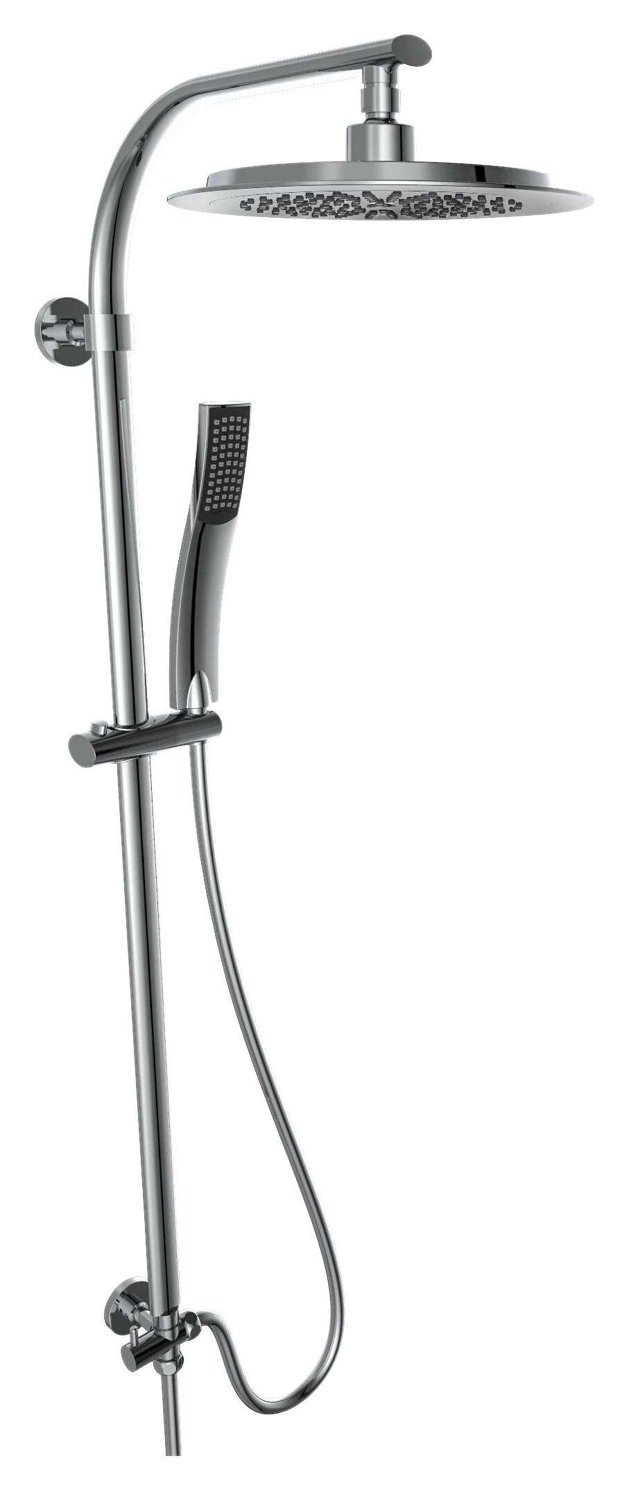 Eisl Überkopf-Brauseset STILOVAL Chrom B/H/T: ca. 32,4x102,7x7,2 cm