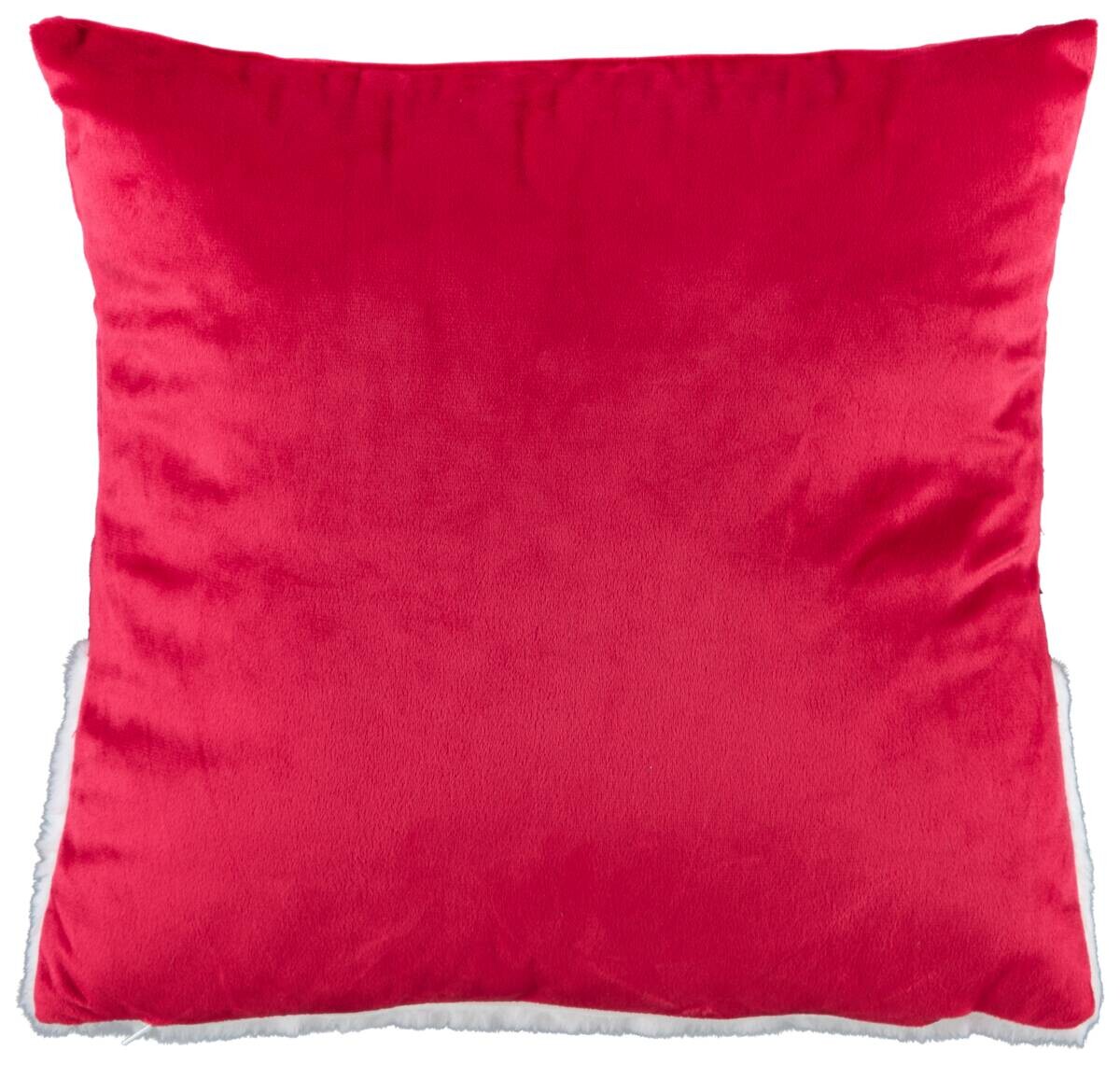 Dekokissen Weihnachten rot Polyester B/L: ca. 40x40 cm