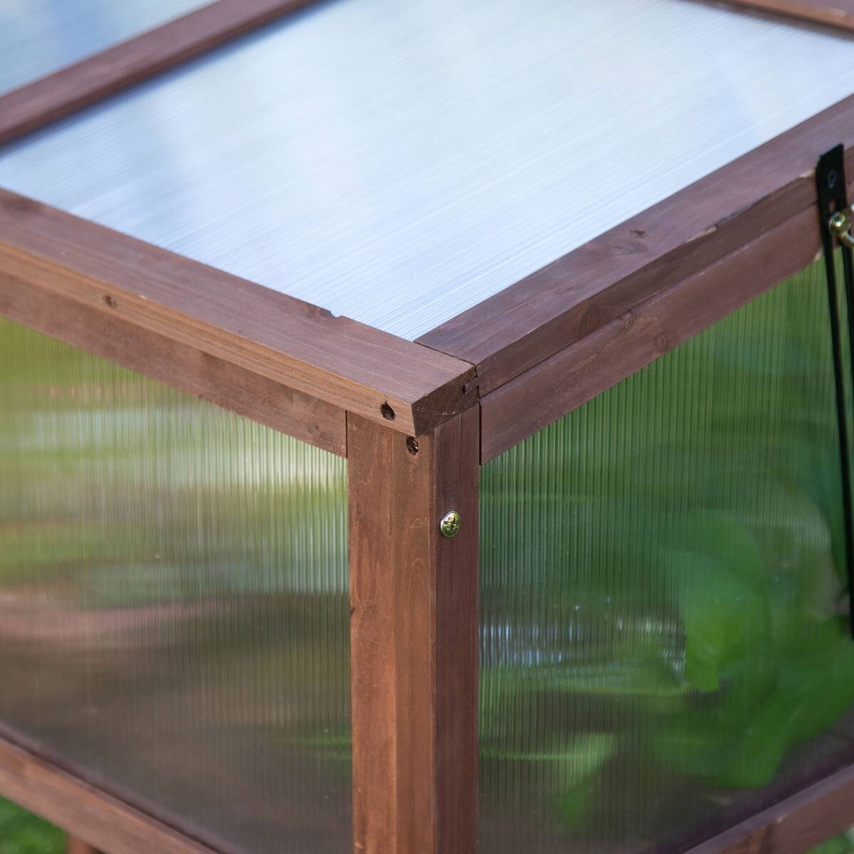 Outsunny Holzgewächshaus B/H/L: ca. 50x93x90 cm