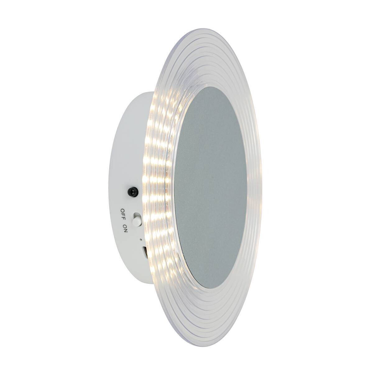 Nolo Akku-LED-Wandleuchte Dot H/D: ca. 3x18 cm