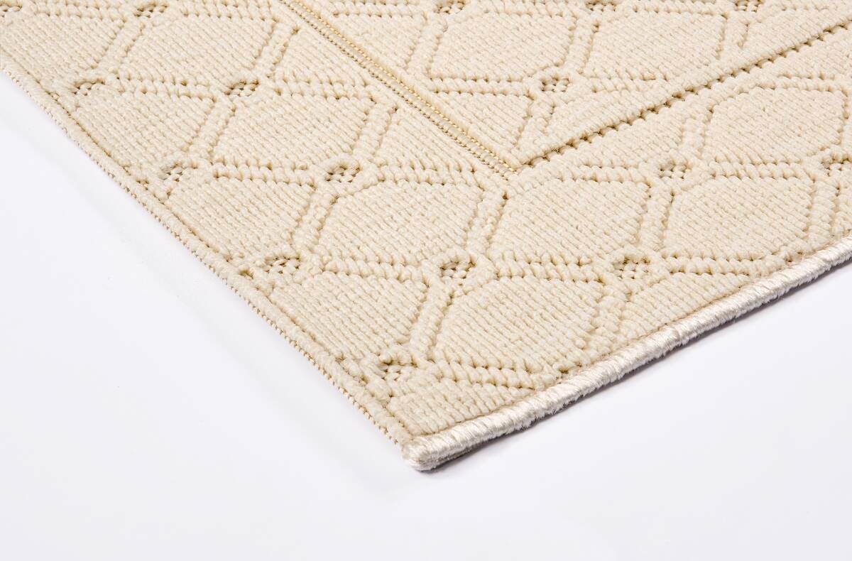 Webteppich Luxus beige B/L: ca. 120x170 cm