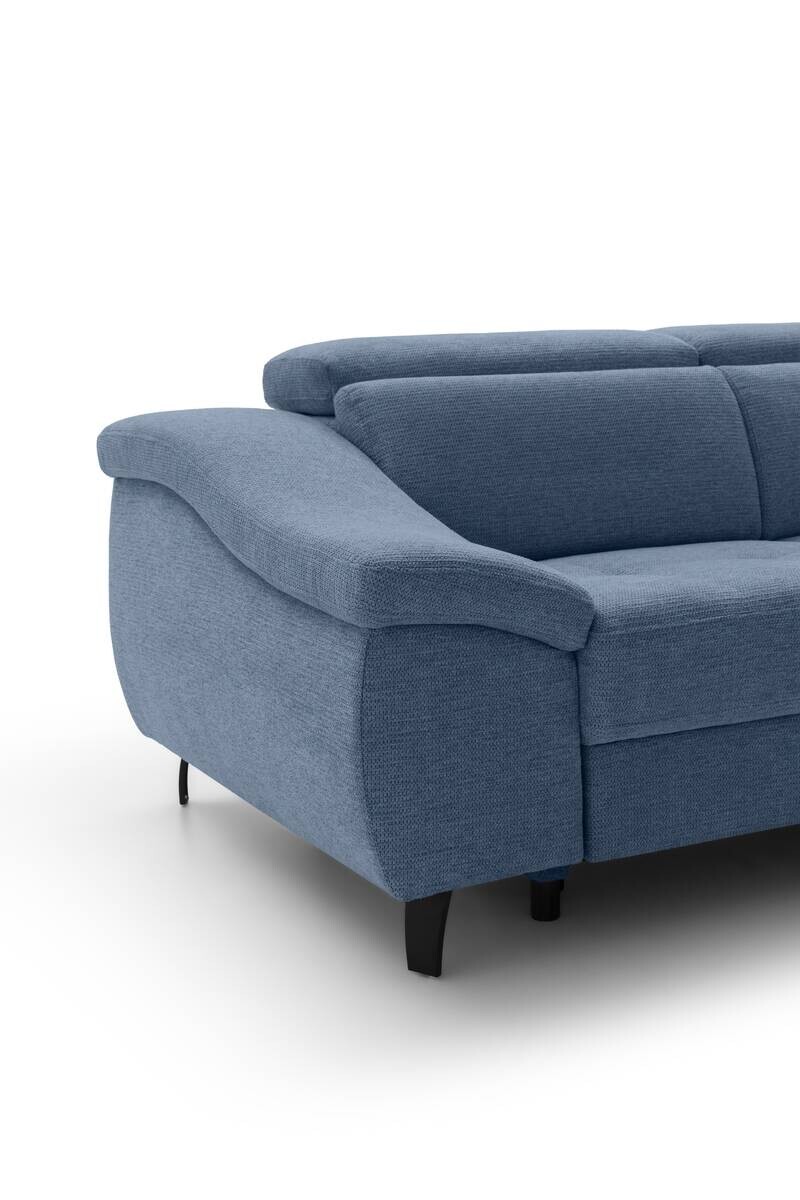 Ecksofa mit Bettfunktion Ocean Flachgewebe B/H/T: ca. 280x96x238 cm