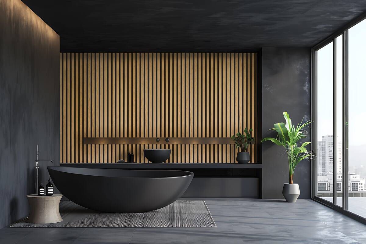 Akustikpaneel kiefer L/B/H: ca. 1,9x56,1x240 cm pro Stück