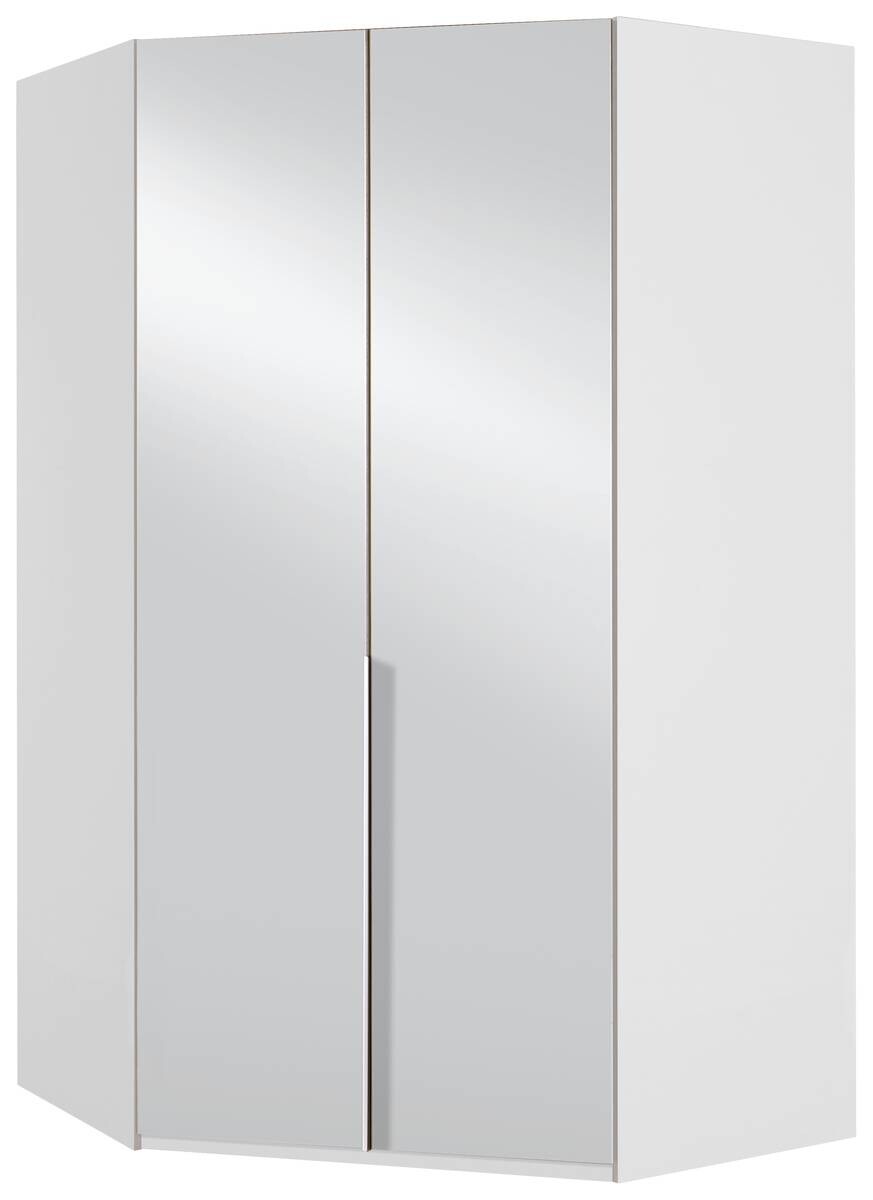 Eckschrank New York C Alpinweiß B/H/T: ca. 120x236x120 cm