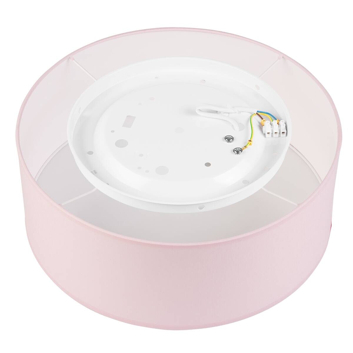 Lamkur Deckenleuchte pink Stahl B/H/L: ca. 38x17x38 cm 1 Brennstellen