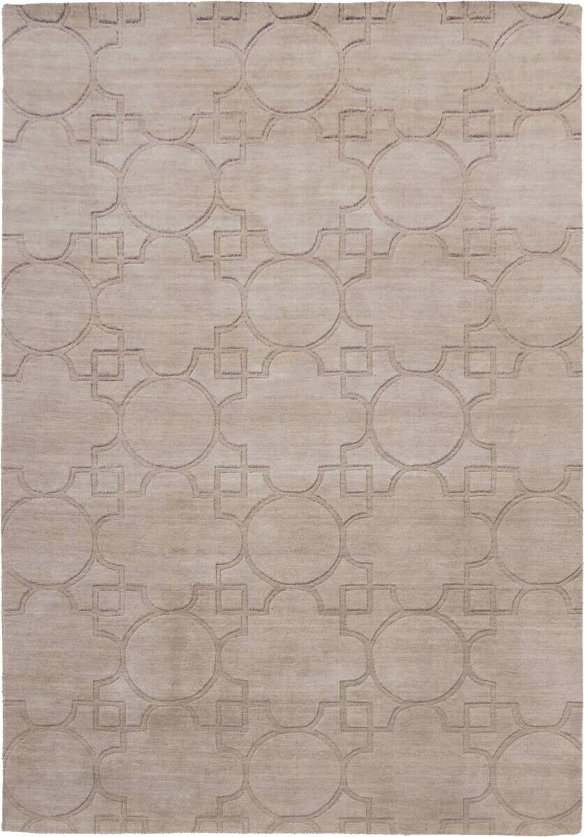 Kayoom Kurzflorteppich Ganges 310 beige B/L: ca. 80x150 cm