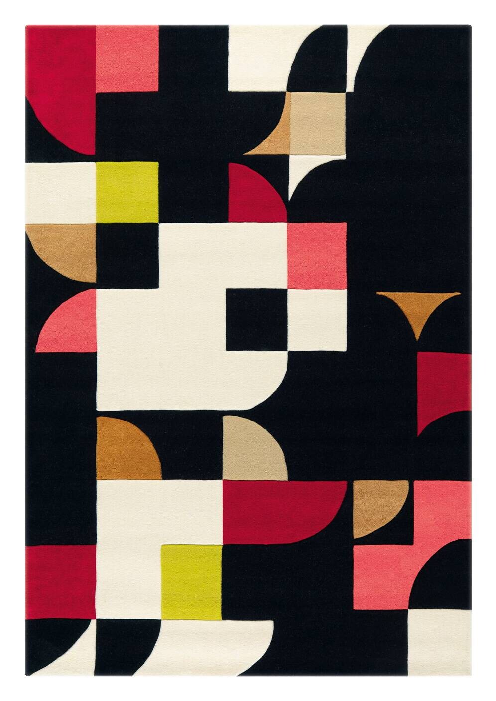 Arte Espina Kurzflorteppich Spirit 3105 schwarz B/L: ca. 140x200 cm